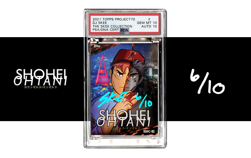 PSA 10 10 10- Topps Project 70 Shohei Ohtani x DJ Skee AUTOGRAPH